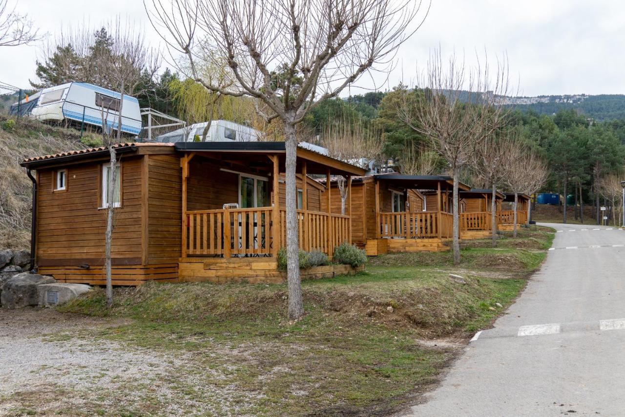 Bungalows Del Camping Pedraforca Saldés Buitenkant foto