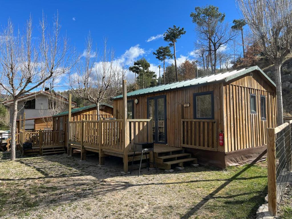 Bungalows Del Camping Pedraforca Saldés Buitenkant foto