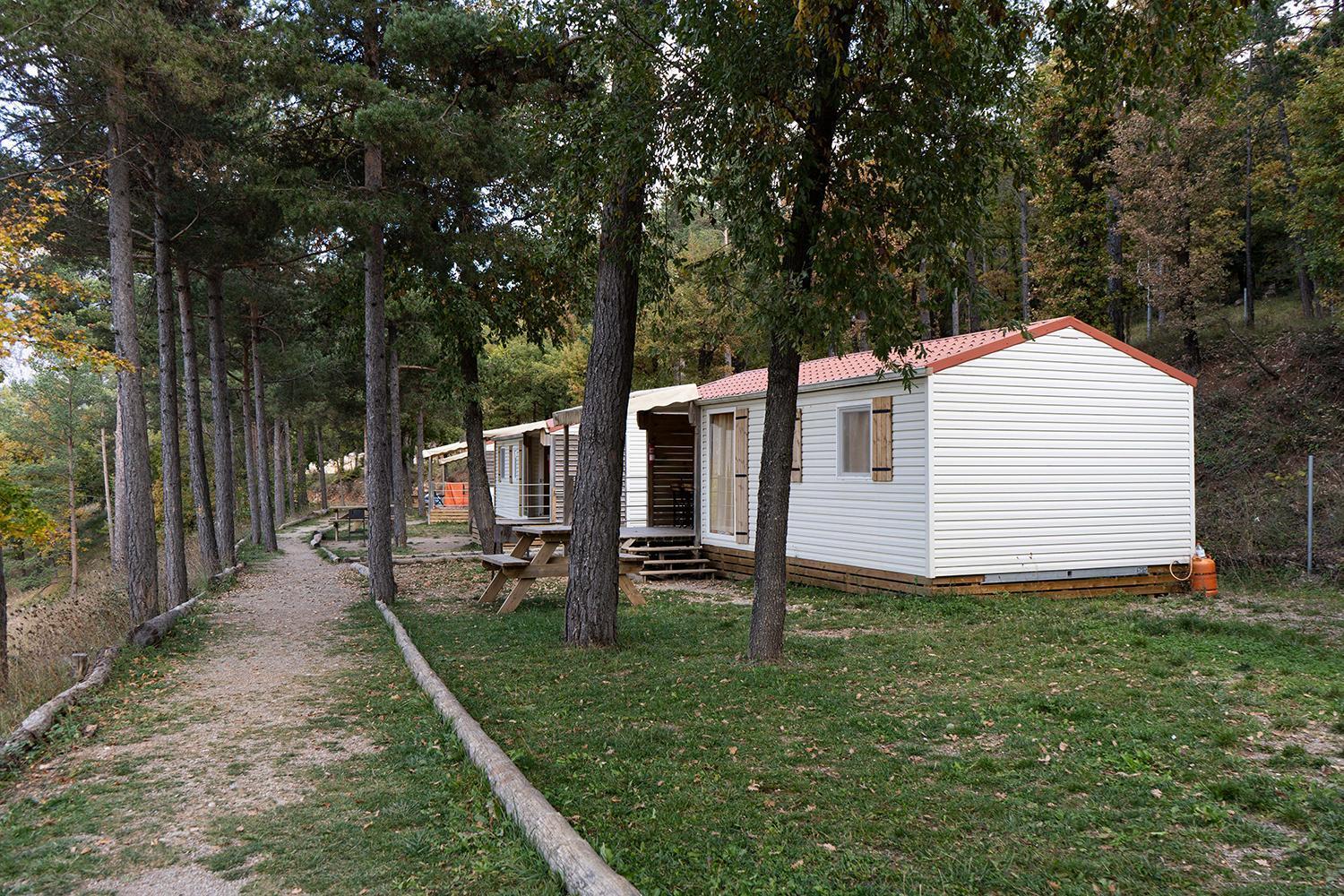 Bungalows Del Camping Pedraforca Saldés Kamer foto